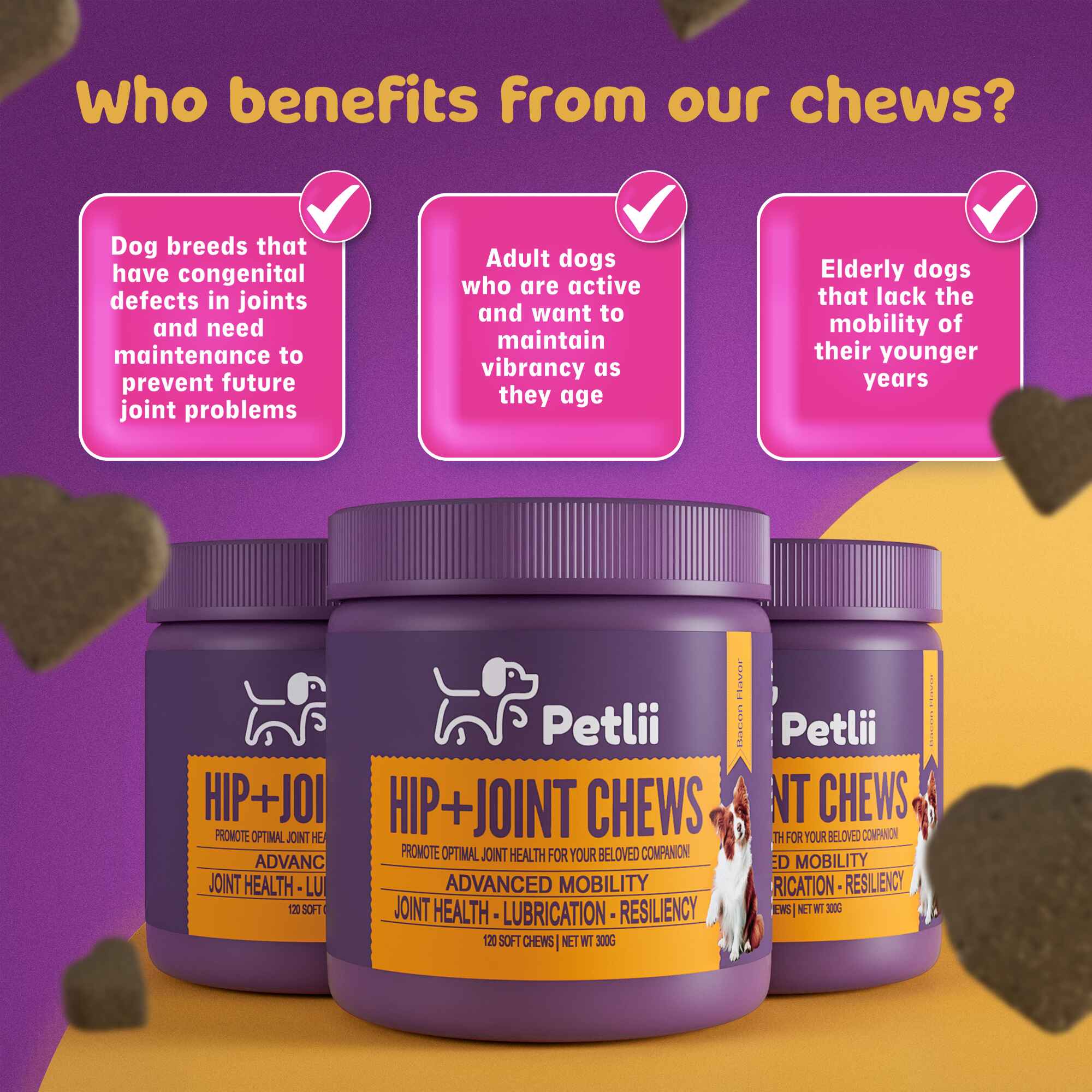 Petlii Hip and Joint Chews