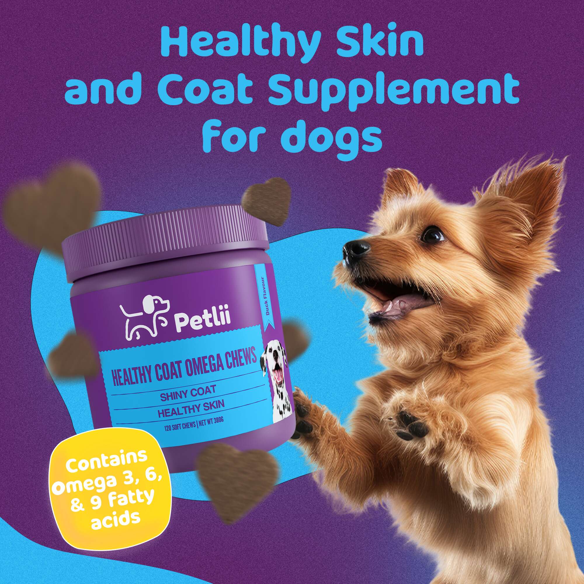 Petlii Healthy Coat Omega Chews