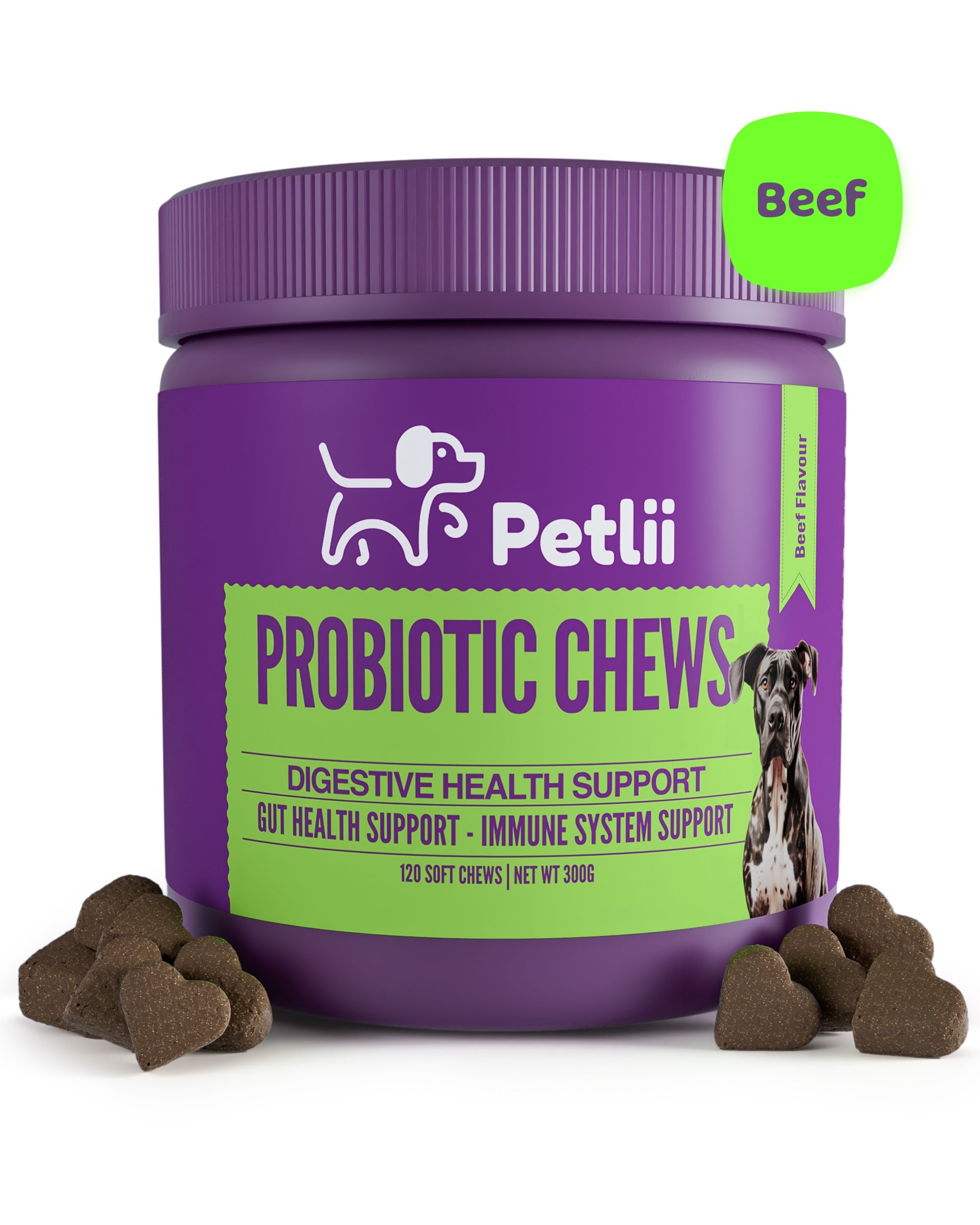 Probiotic chews for outlet dogs